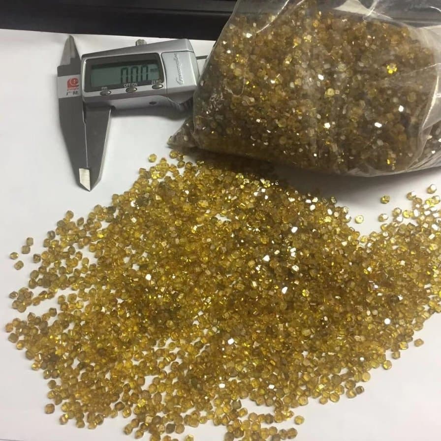 Yellow Single Cyrstal Uncut Diamond Price