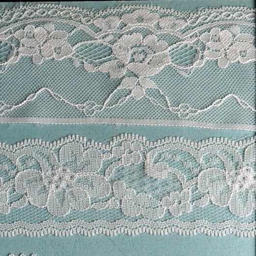Chiffon Rose Flower Lace Stretch Lace Trim