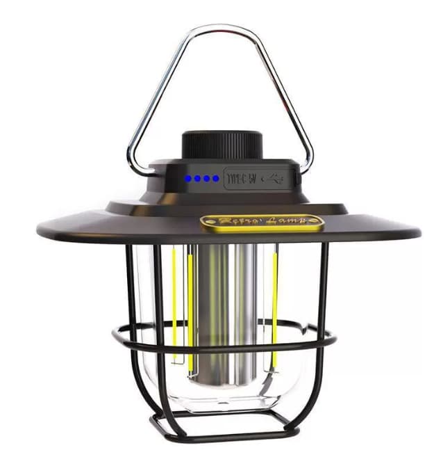 Portable Retro Style LED Camping Lantern
