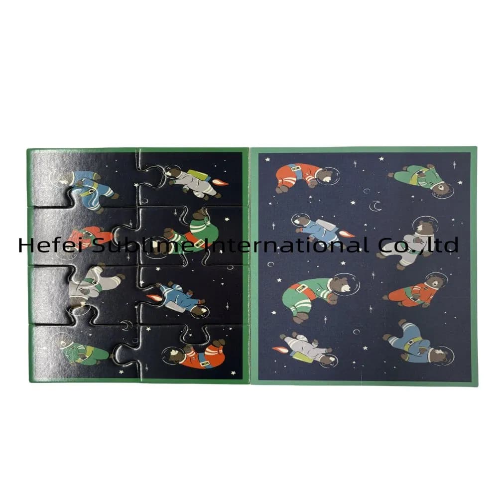 Astronaut Cartoon Series Puzzle Set
