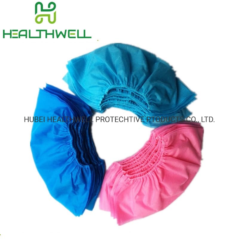 Disposable Non Woven Blue Indoor Shoe Cover