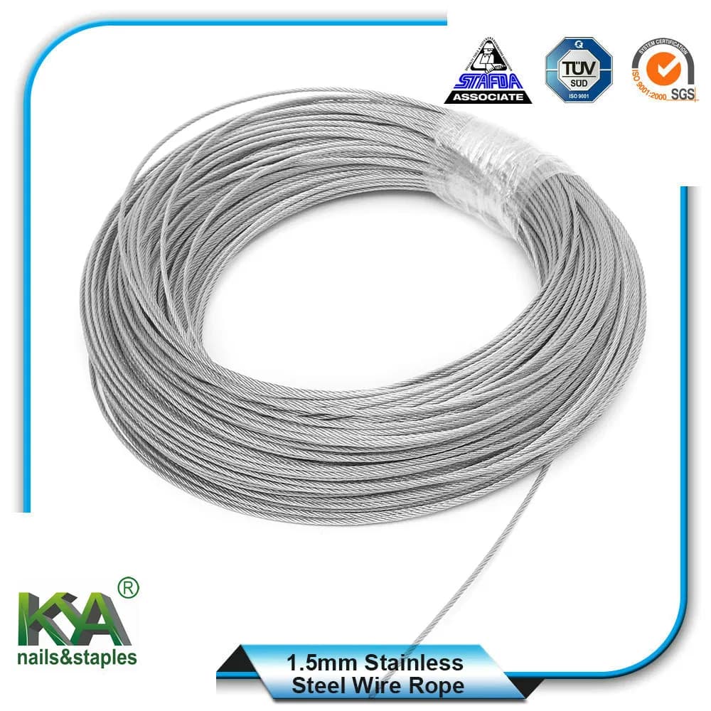 1.5mm Stainless Steel Wire Rope