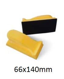66X140mm Hand Sanding Block with Magic Tape