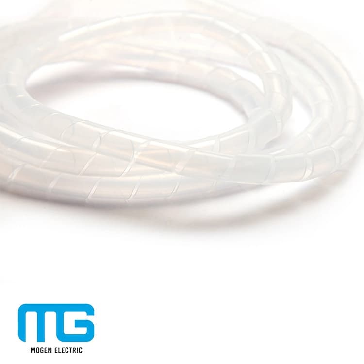 White/Black PE Spiral Wrapping Bands