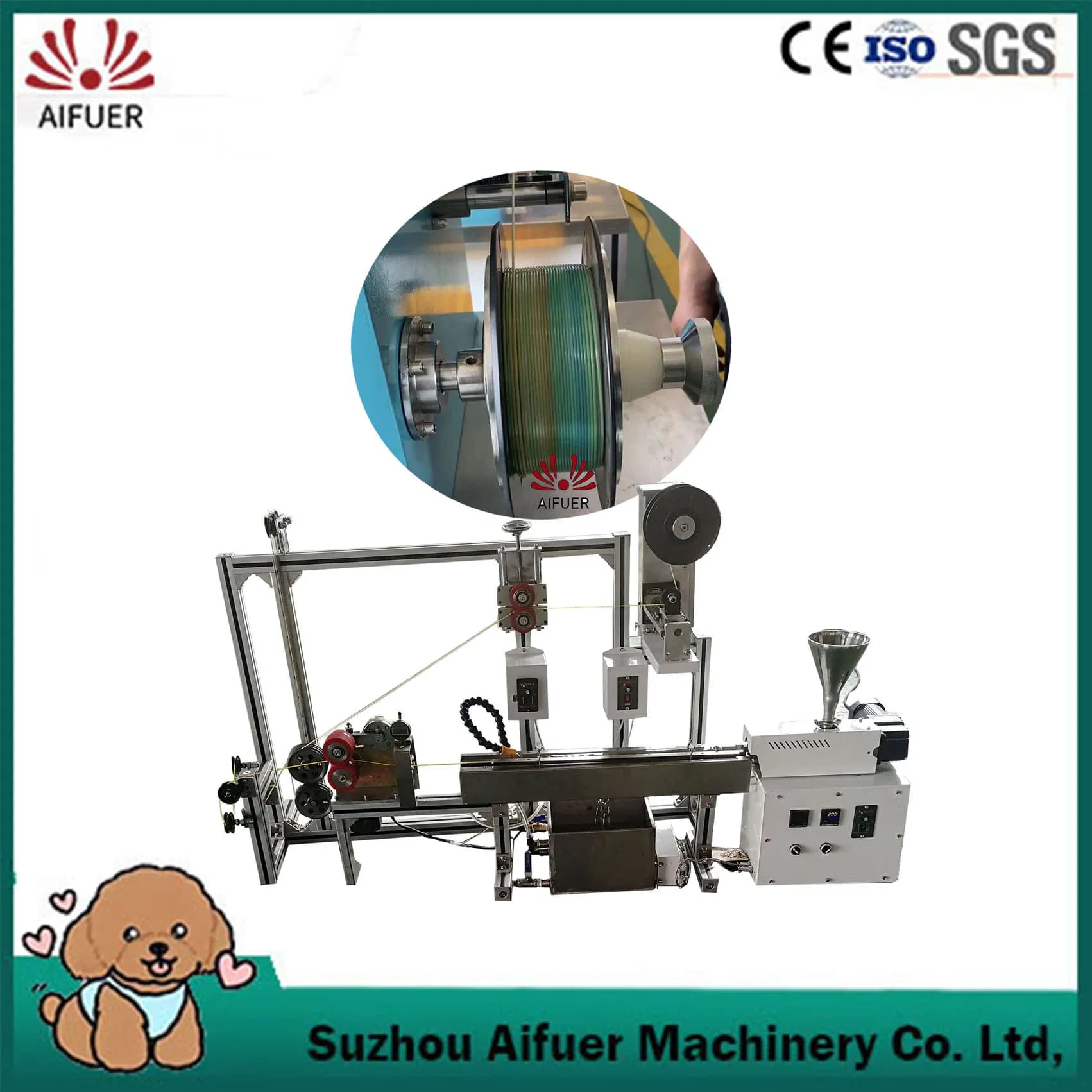 1kg Single Color Filament Extruder Machine