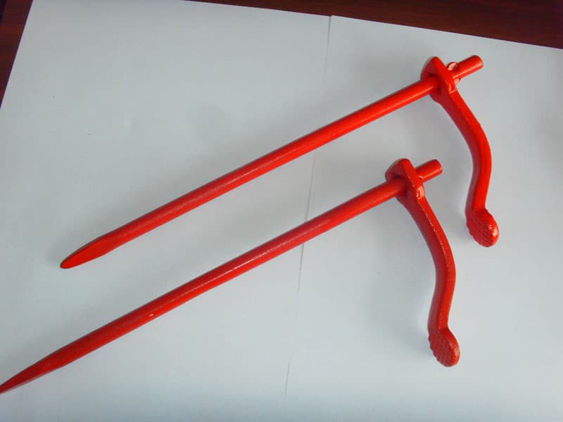 Forged Cold Chisel Pry Bar with Rubber Grip