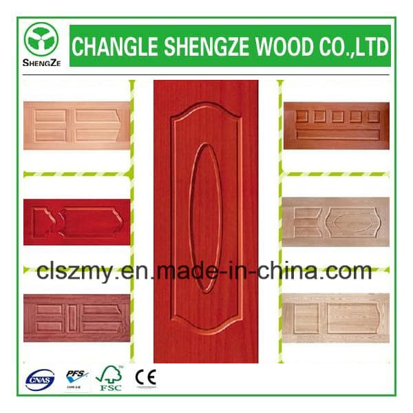 Melamine or Veneer Faced Moulded Door Skin