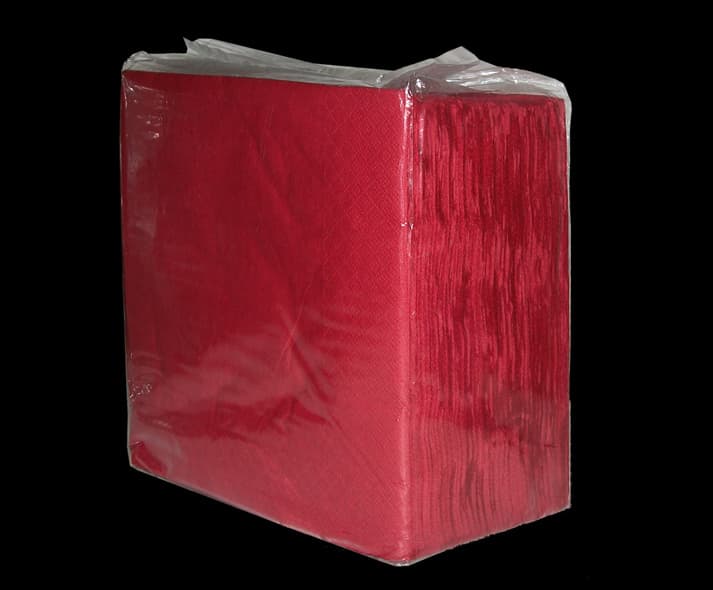 Solid Colour Napkins - Burgundy