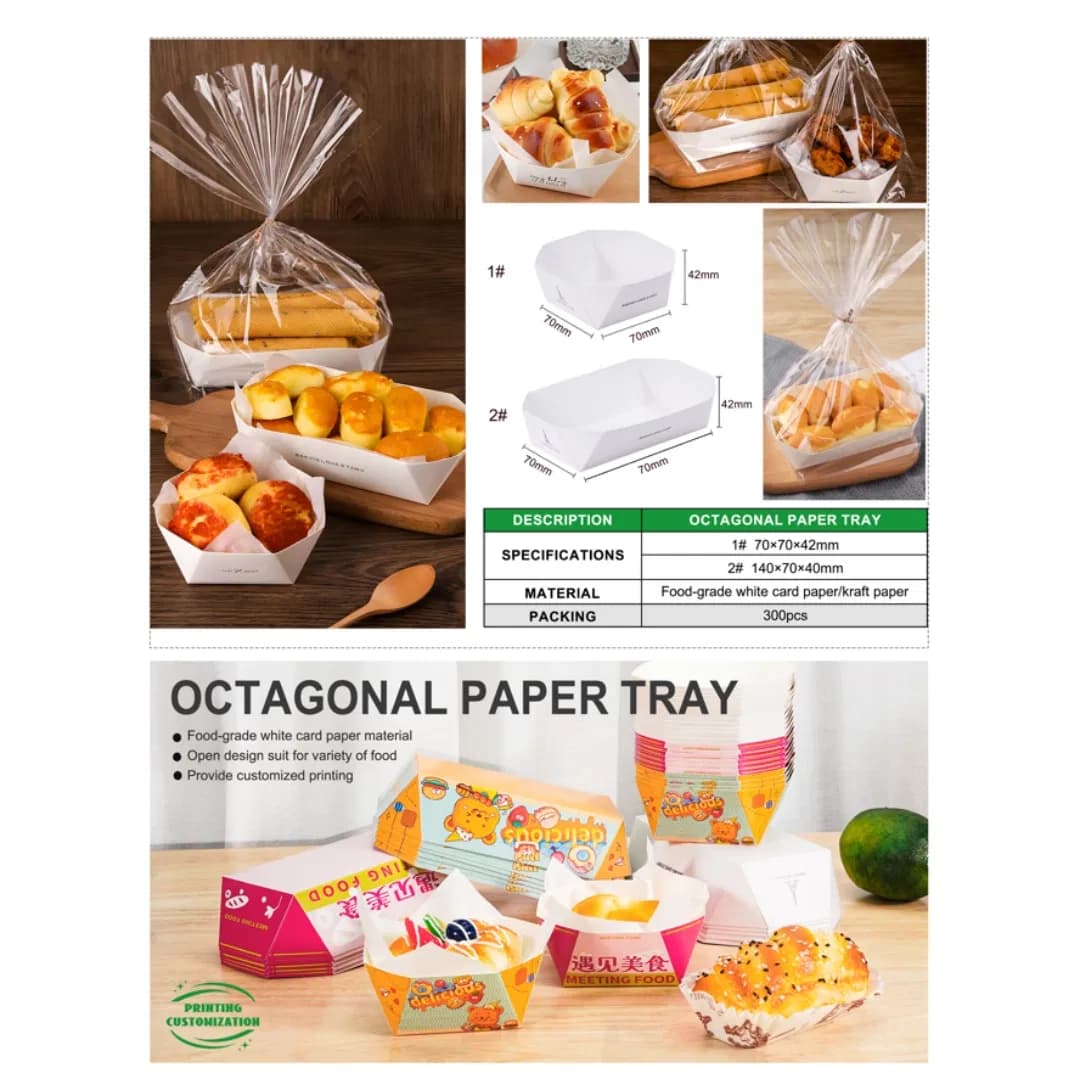 Paper Food packaging Box Tray