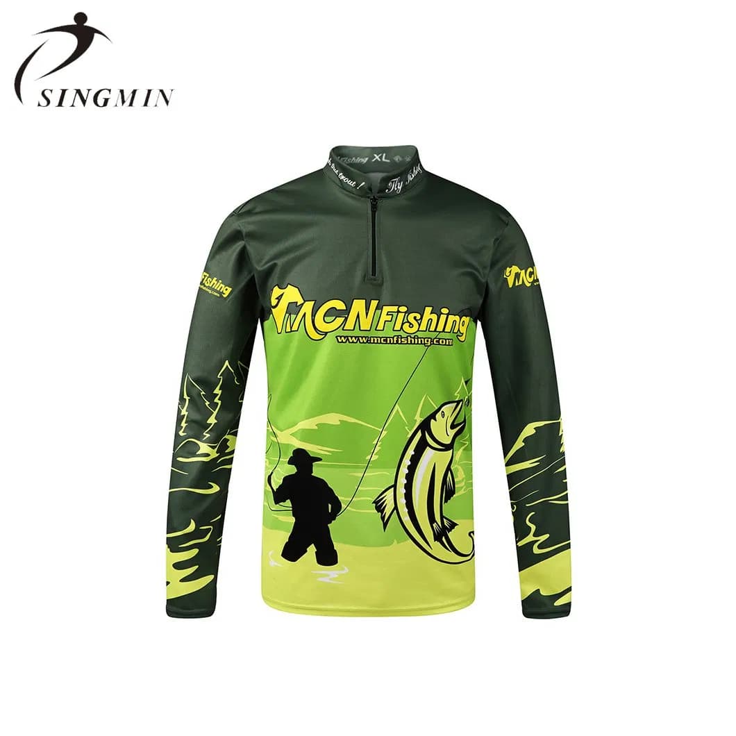 Long Sleeve Sublimation Fishing Jerseys