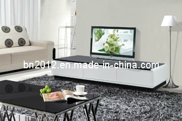 Modern MDF TV Stand with Glass Top (DS-149)