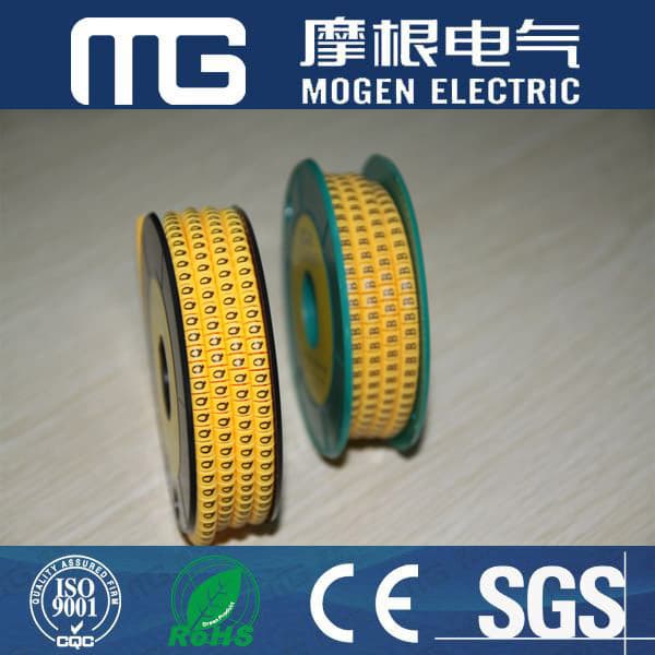PVC Yellow Cable Markers