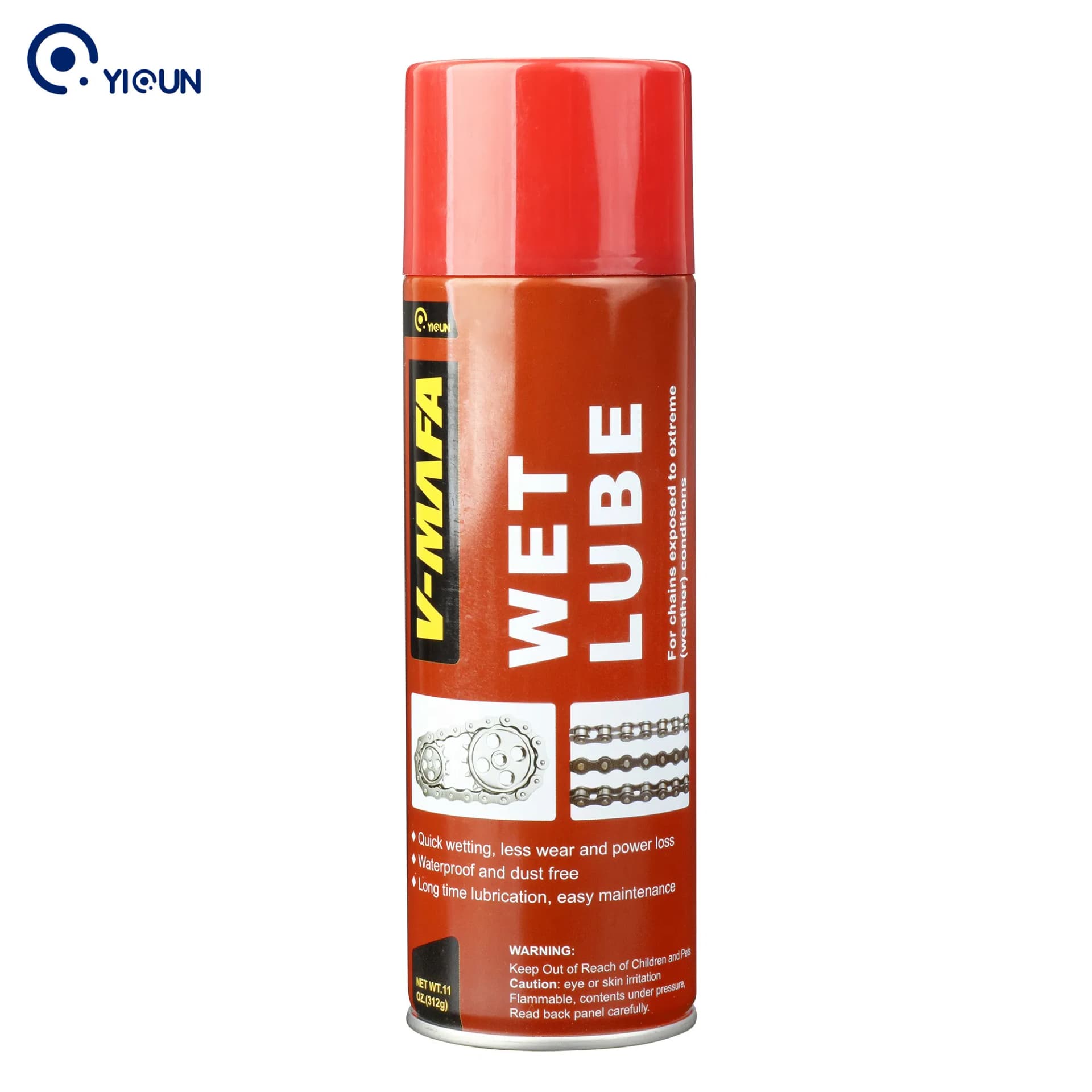Wet Lubricant Chain Lubricant Spray