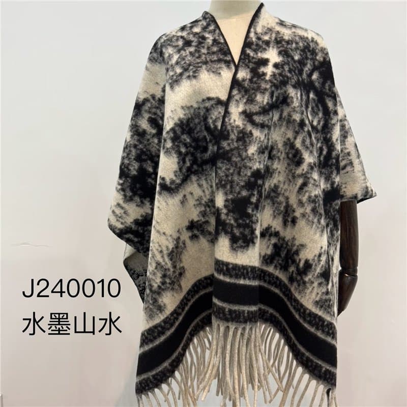 Artificial Wool Shawl Esj240010