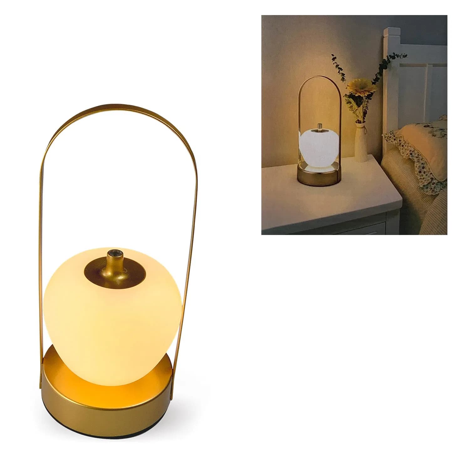 LED Rechargeable Touch Dimming Art Desklamp
