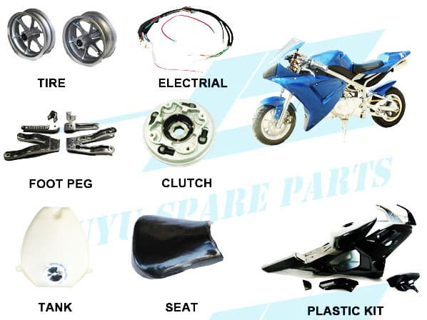 4 Stroke Super Bikes Parts, Fs529, Fs509, X7