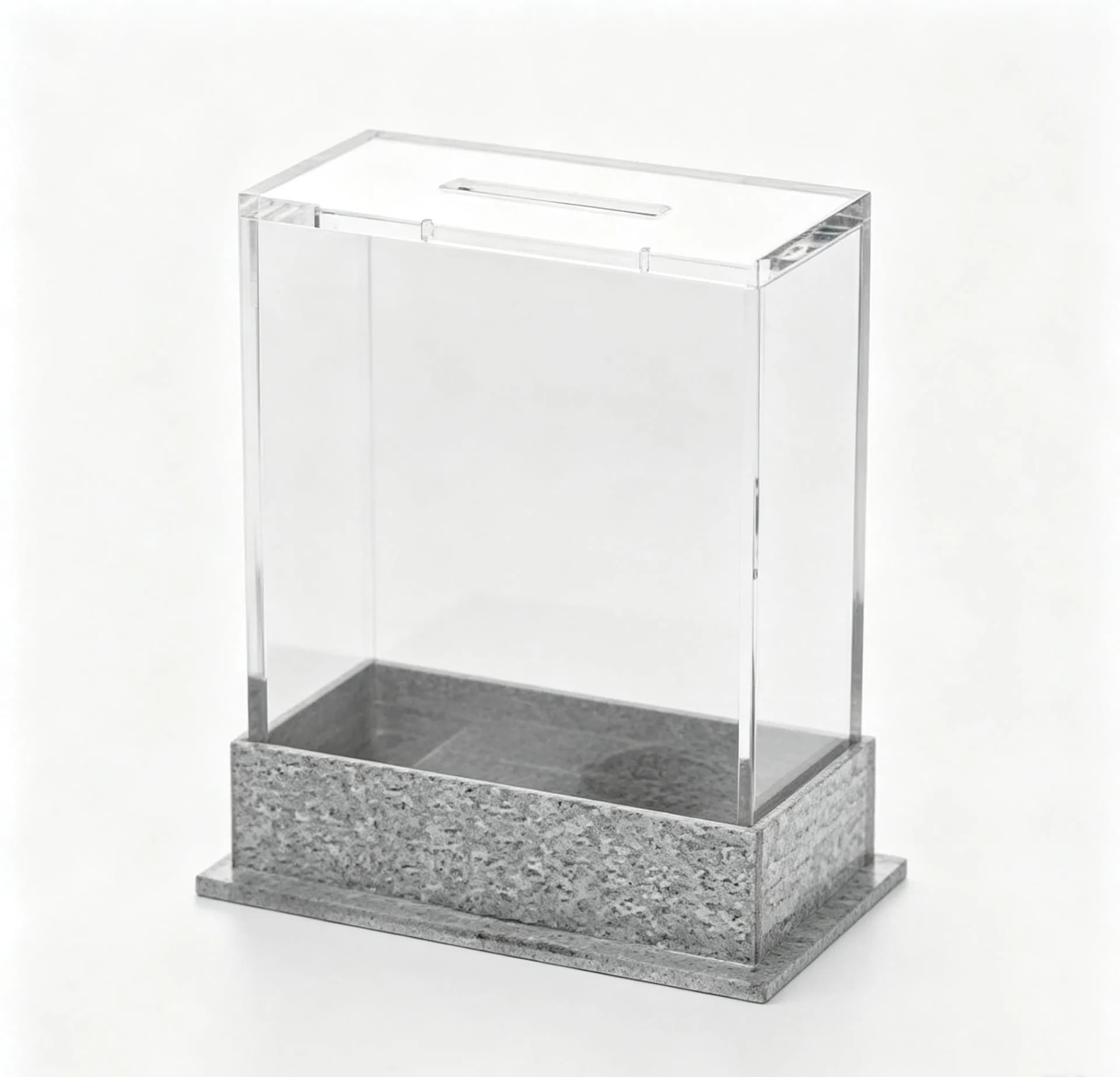 Acrylic Jewish Tzedakah Box