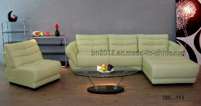 Living Room Genuine Leather Sofa (SBL-531)