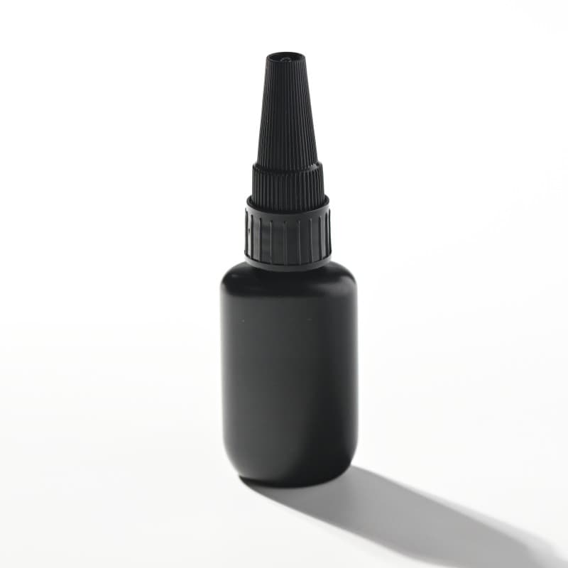 Empty 20g Black Super Glue Plastic Bottles