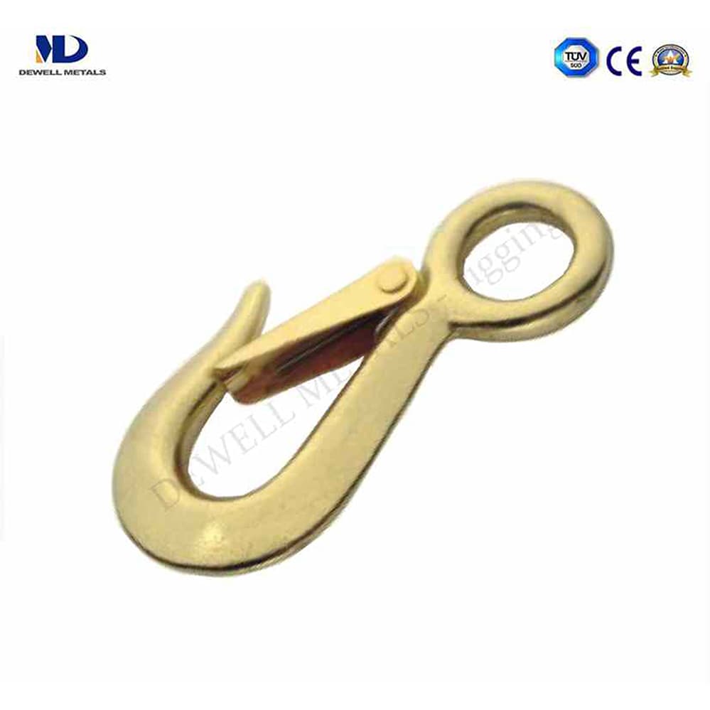 Bronze Casting Snap Hook Rigid Round Eye