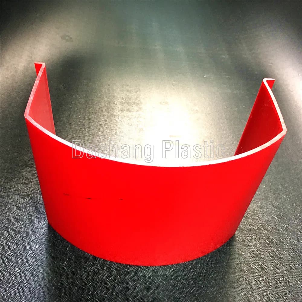 Red Extrusion Acrylic Plastic Light Bar