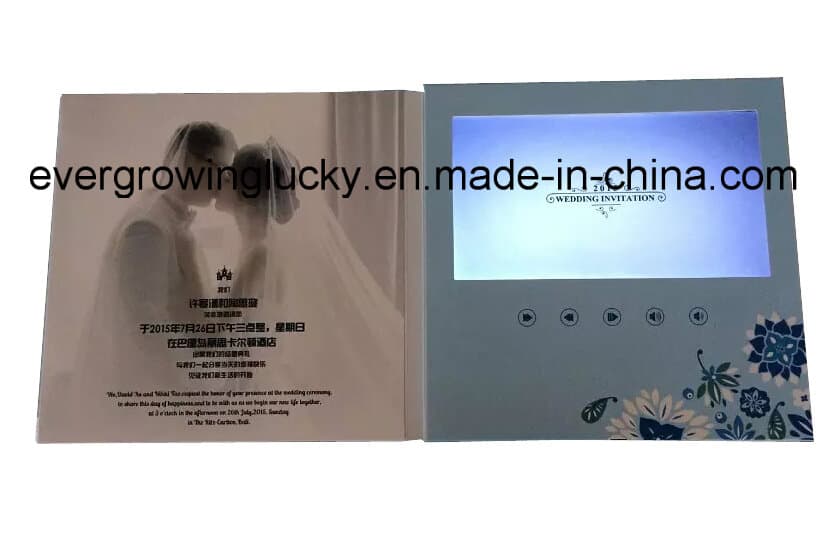 Greeting Card with Custom Video for Wedding
