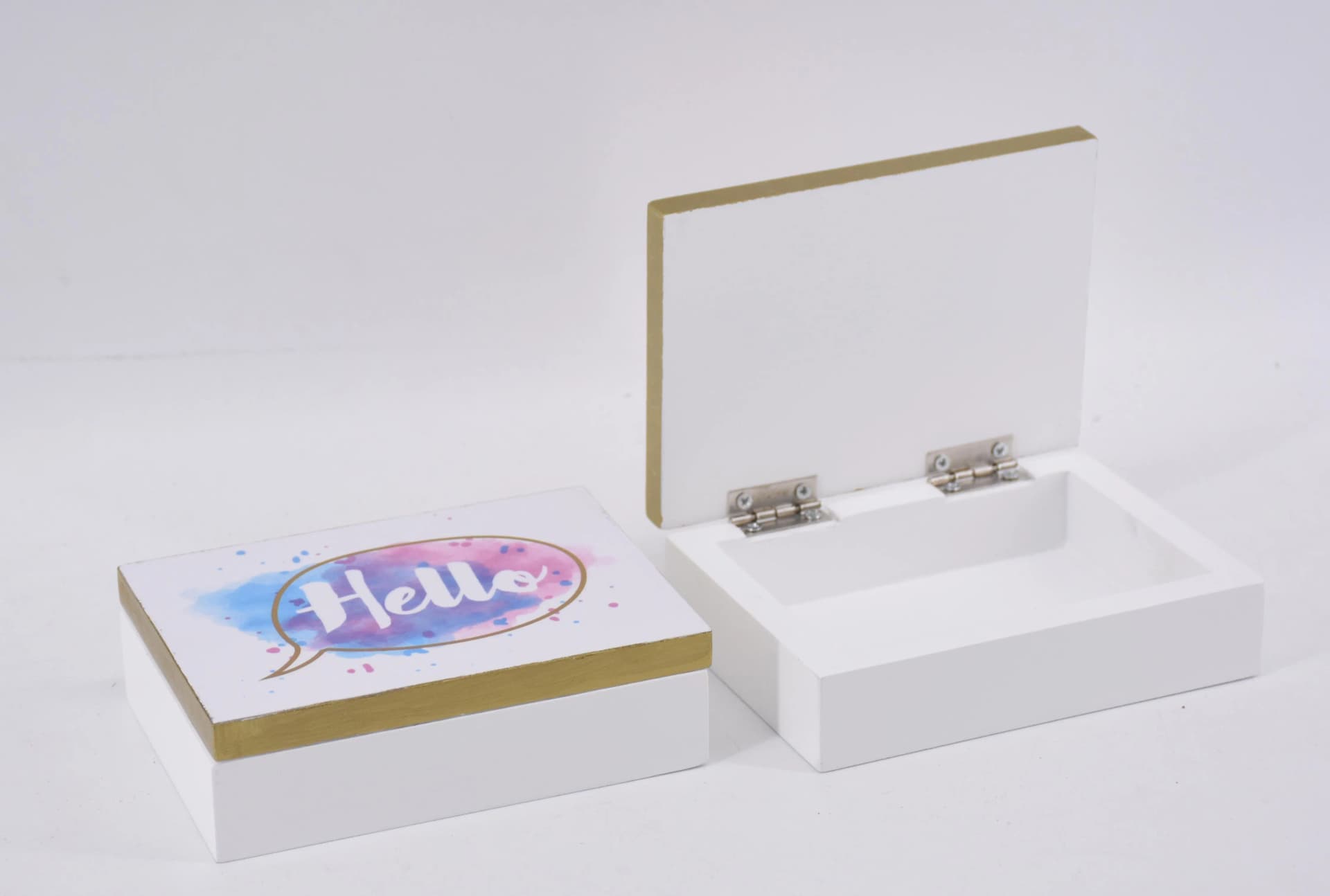 Custom Logo Small Wooden Gift Box