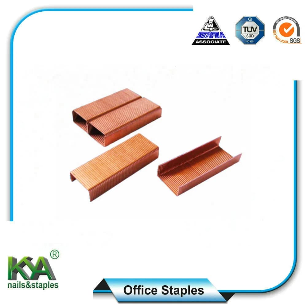 24/6 Copper Office Staples Pins