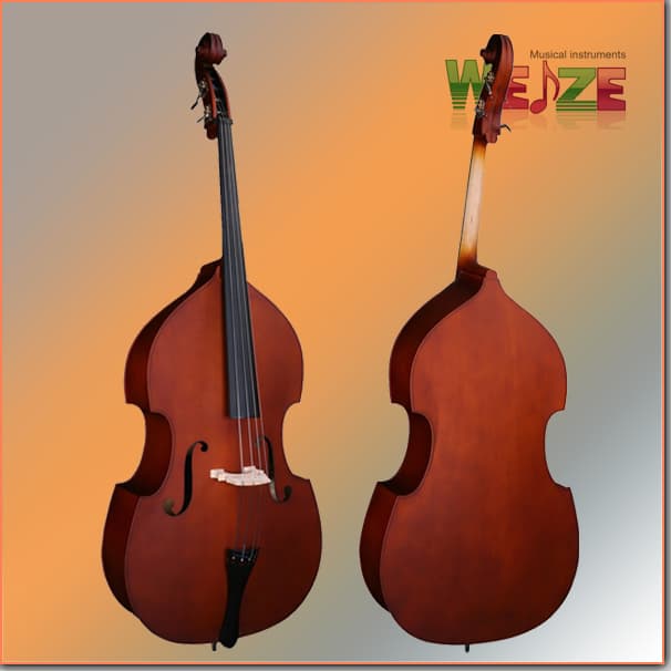 All Solid Handmade Red Brown Double Bass