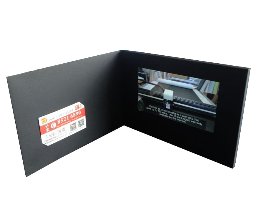 Custom 7inch LCD Screen Video Post Card