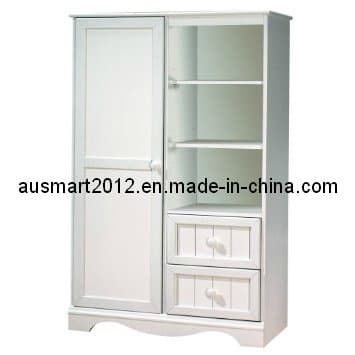 Wood Baby Wardrobe with Shelf
