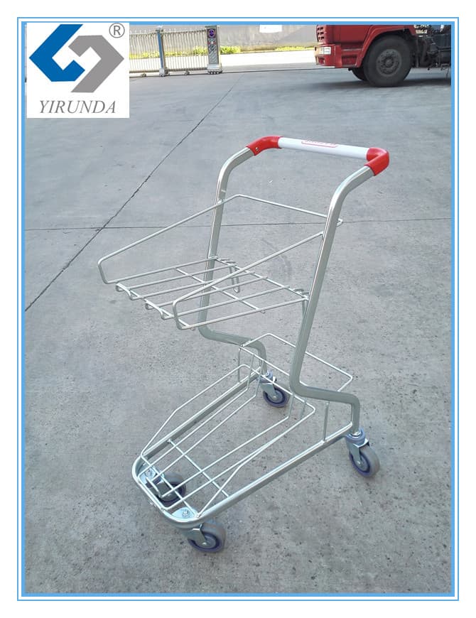 New Style Basket Trolleys for Supermarket