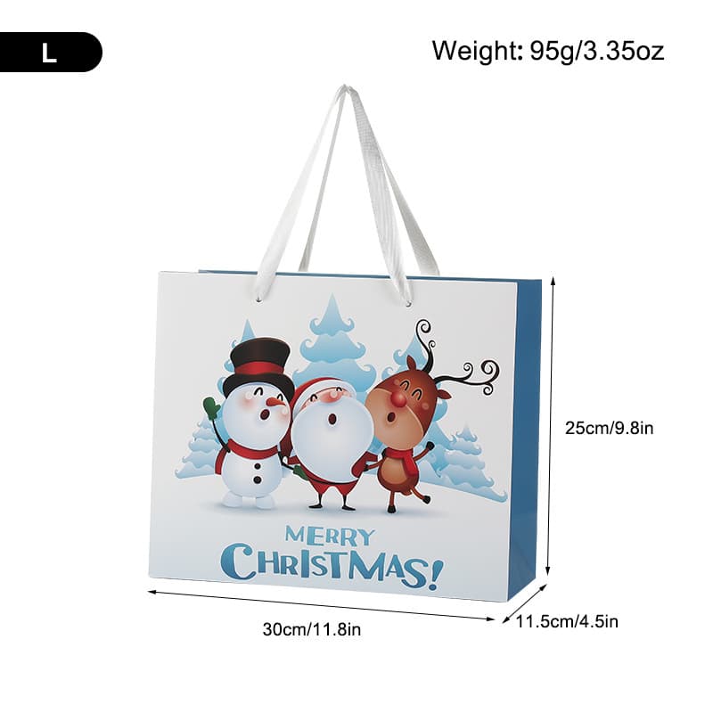 Hot-Selling Customchirstmas Paper Tote Bag