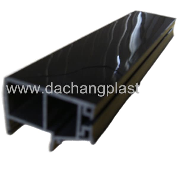 High Polish PVC Plastic Extrusion Profile