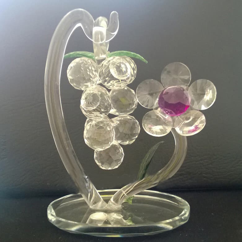 Fashion Crystal Grapes for Home Decorations