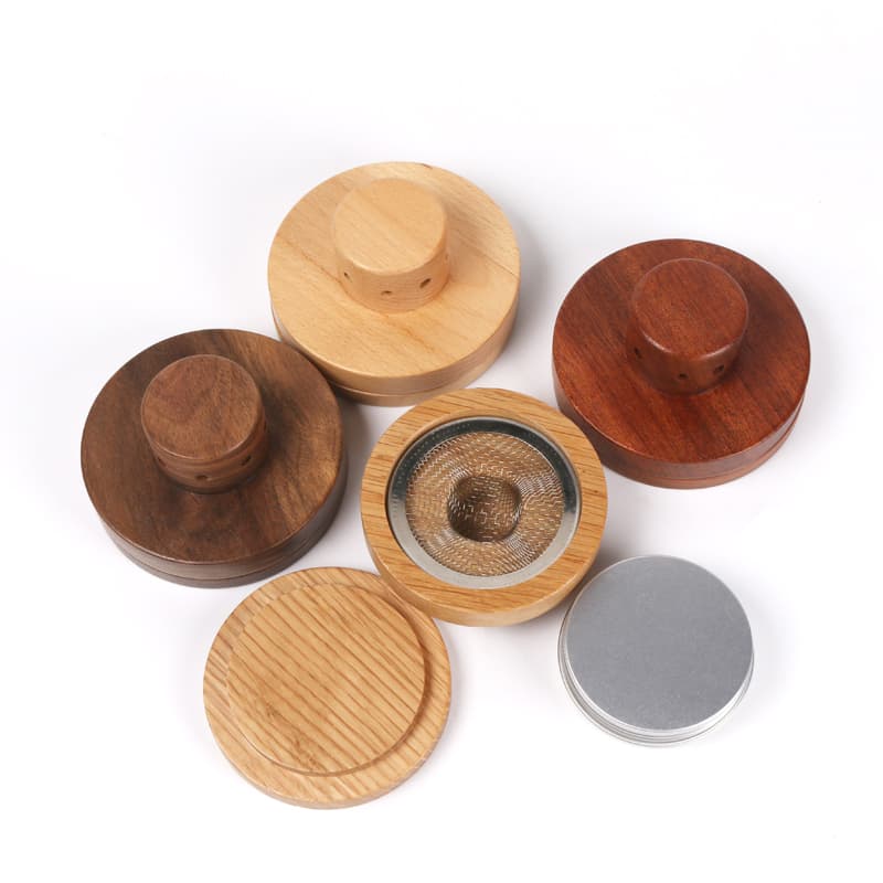 Beech Wood Cocktail Shaker Set