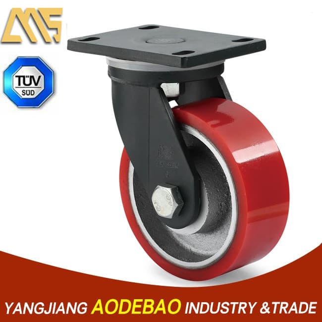 Extra Heavy Duty Swivel PU Caster Wheel