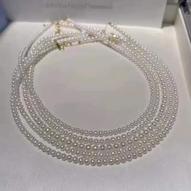 Freshwater Pearl Necklace Star Clasp