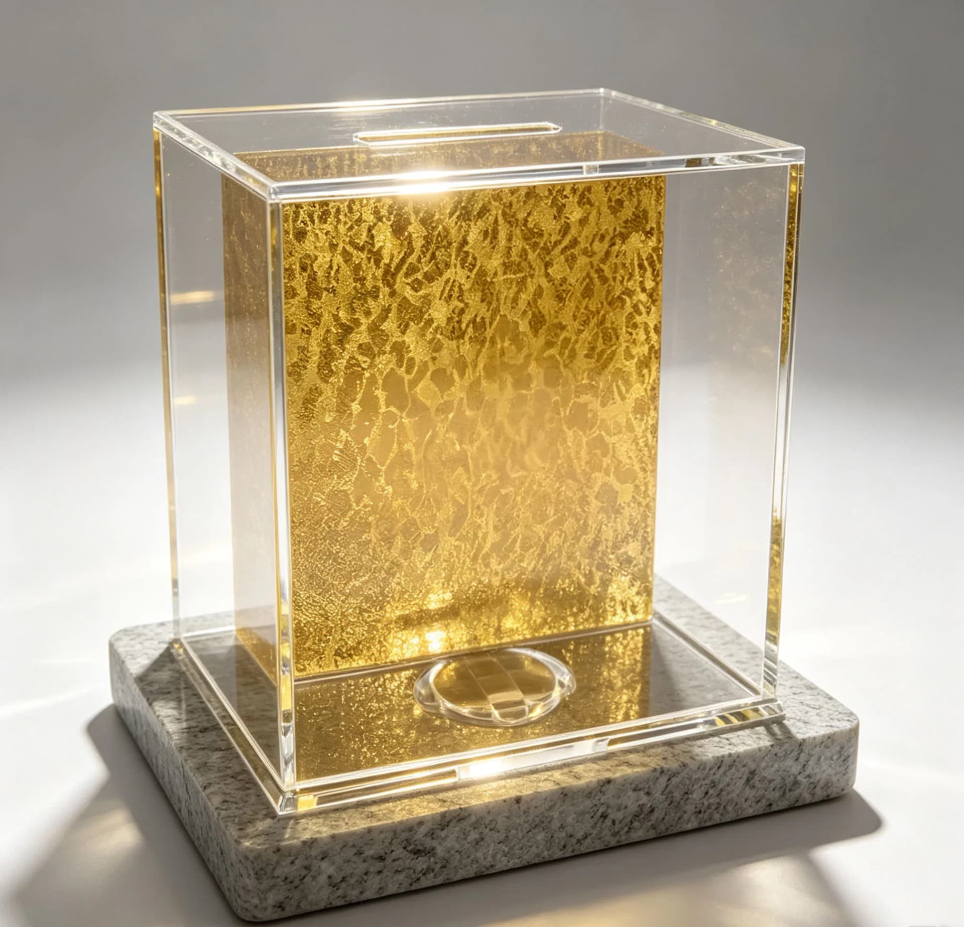 Custom Printed Acrylic Jewish Tzedakah Box