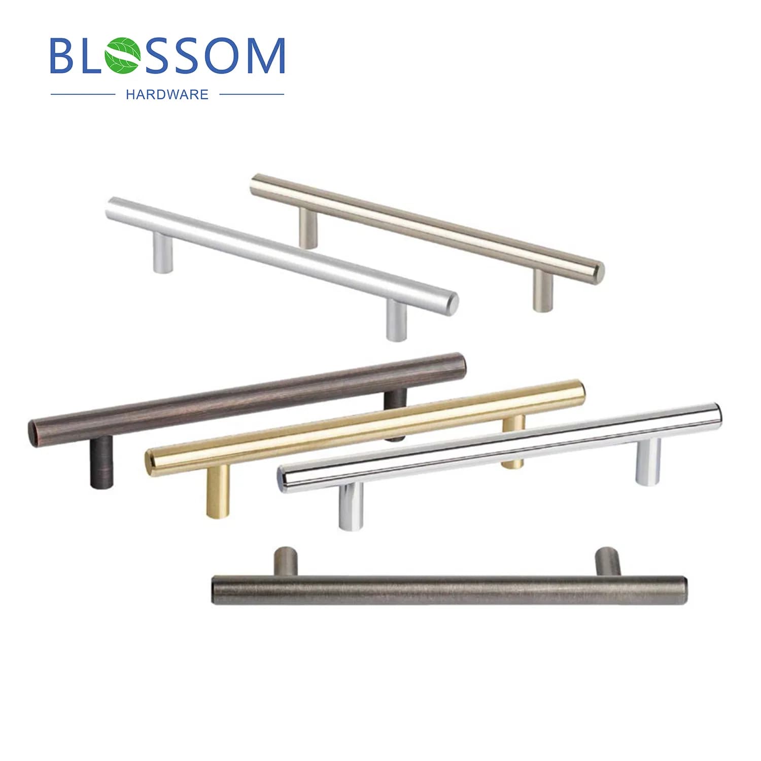 Solid Steel Cabinet T Bar Handles