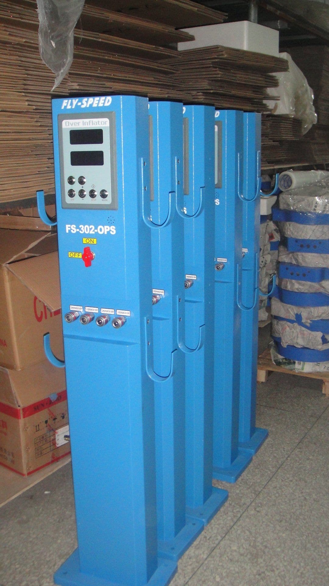 Vertical Car Tire Rapid Inflator -Fs302-OPS