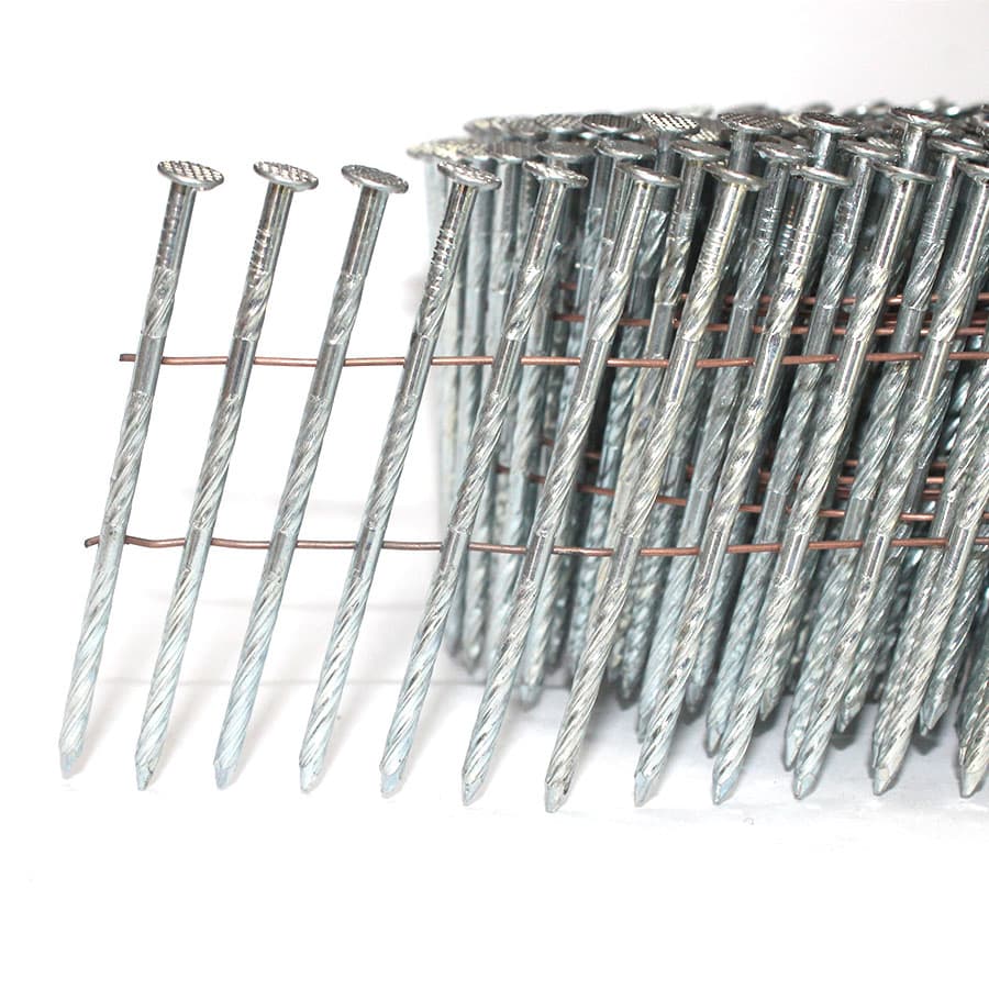 Galvanized Coil Nails for Roofing, Fencing