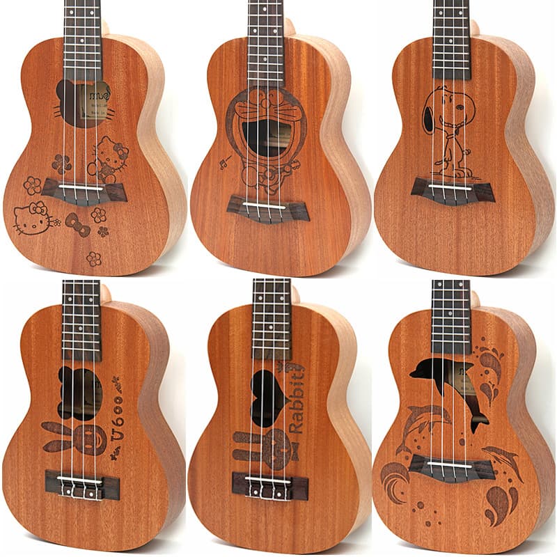 Wholesale 21"Sapele 4 String Guitar Ukulele