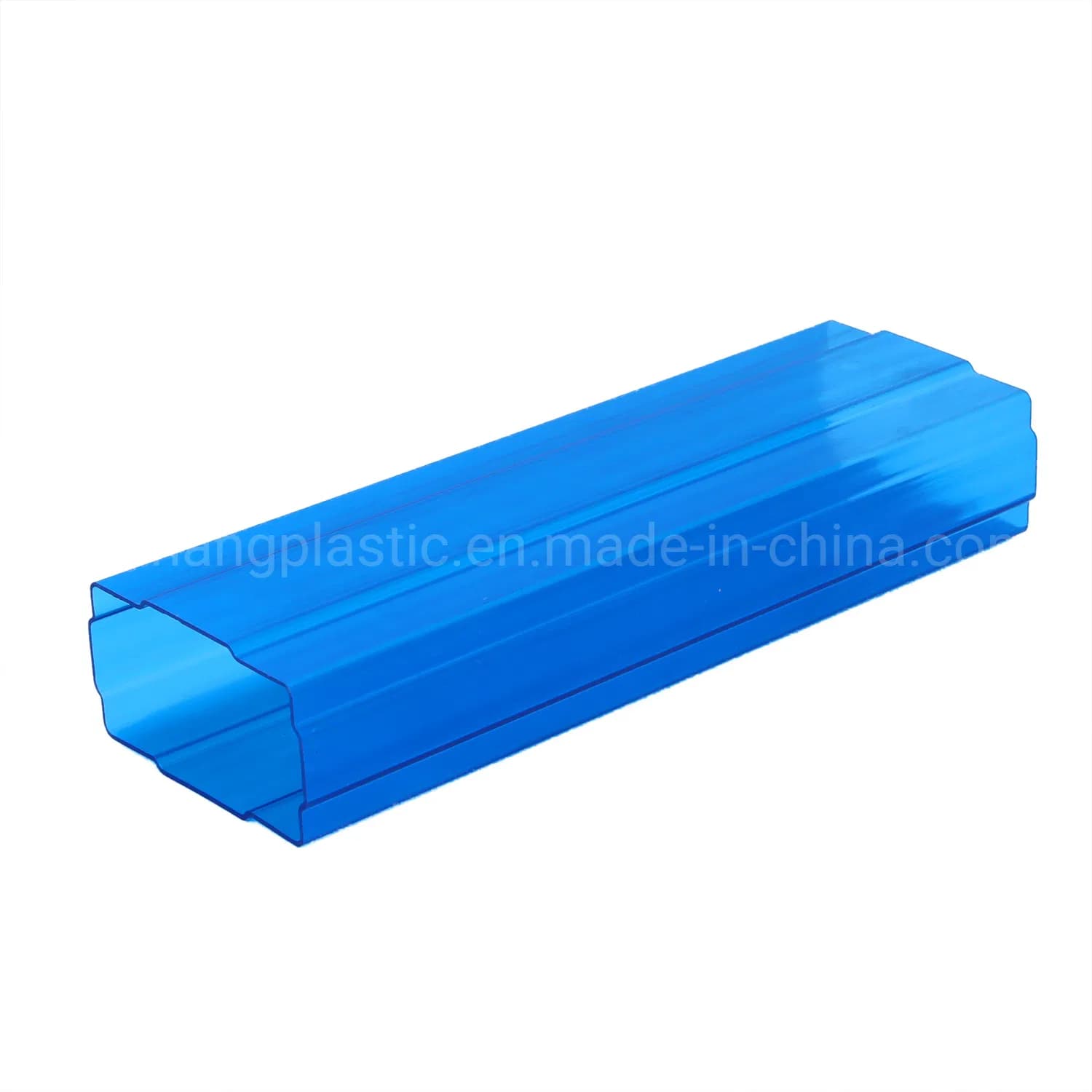 Blue Square PVC Tube