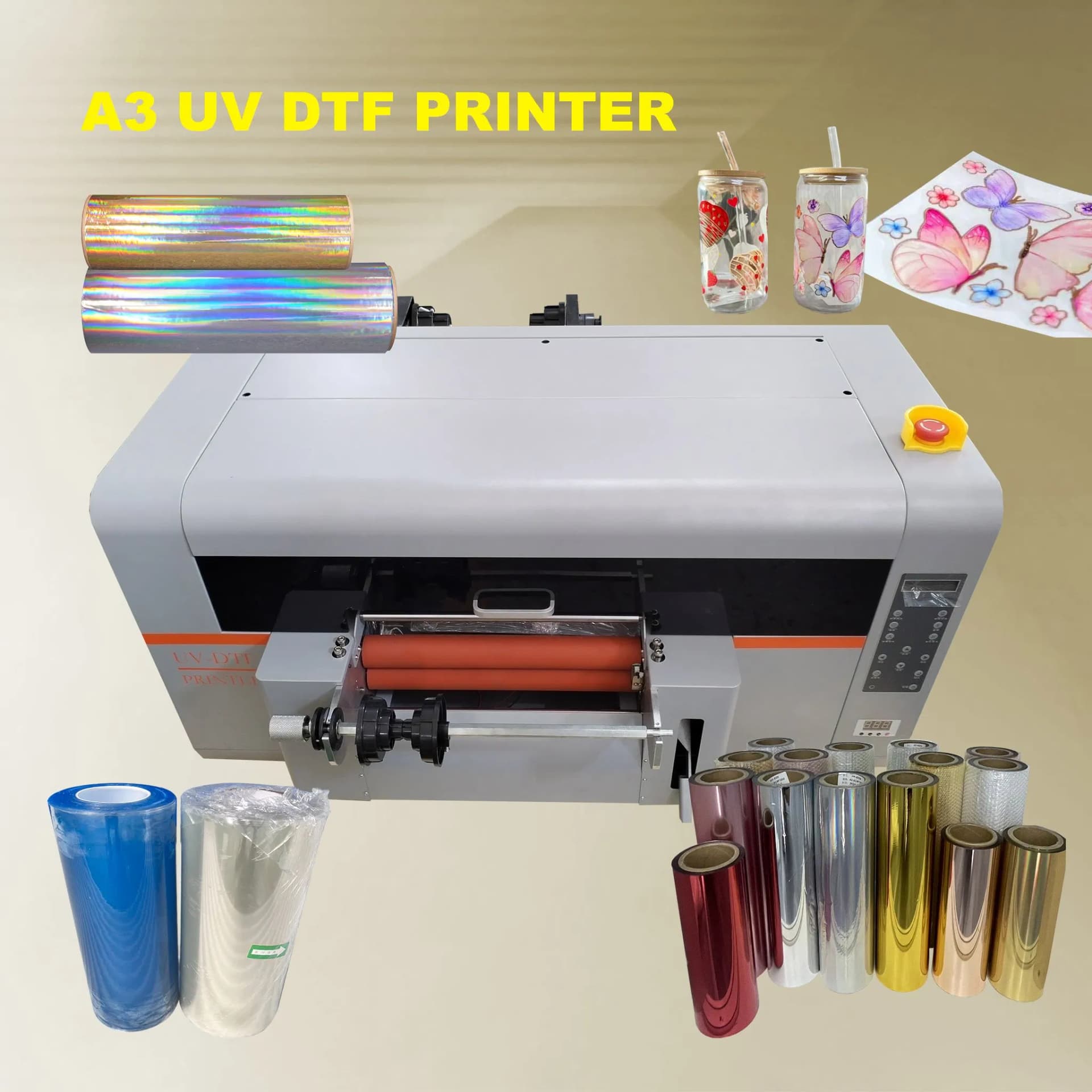Dtf A3 UV Aufkleber Mini UV Dtf Printer