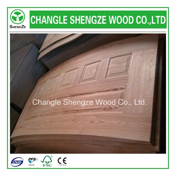 Natural Ash Veneer Moulded Door Skin