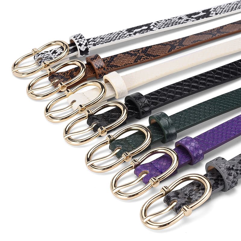 Fashion Snakeskin Style Belt for Women