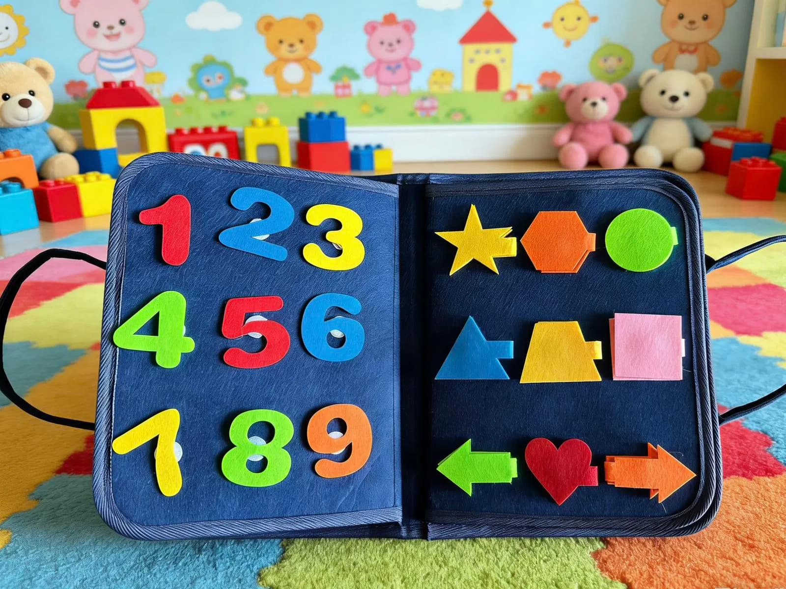 Montessori Baby Busy Board for Toddlers