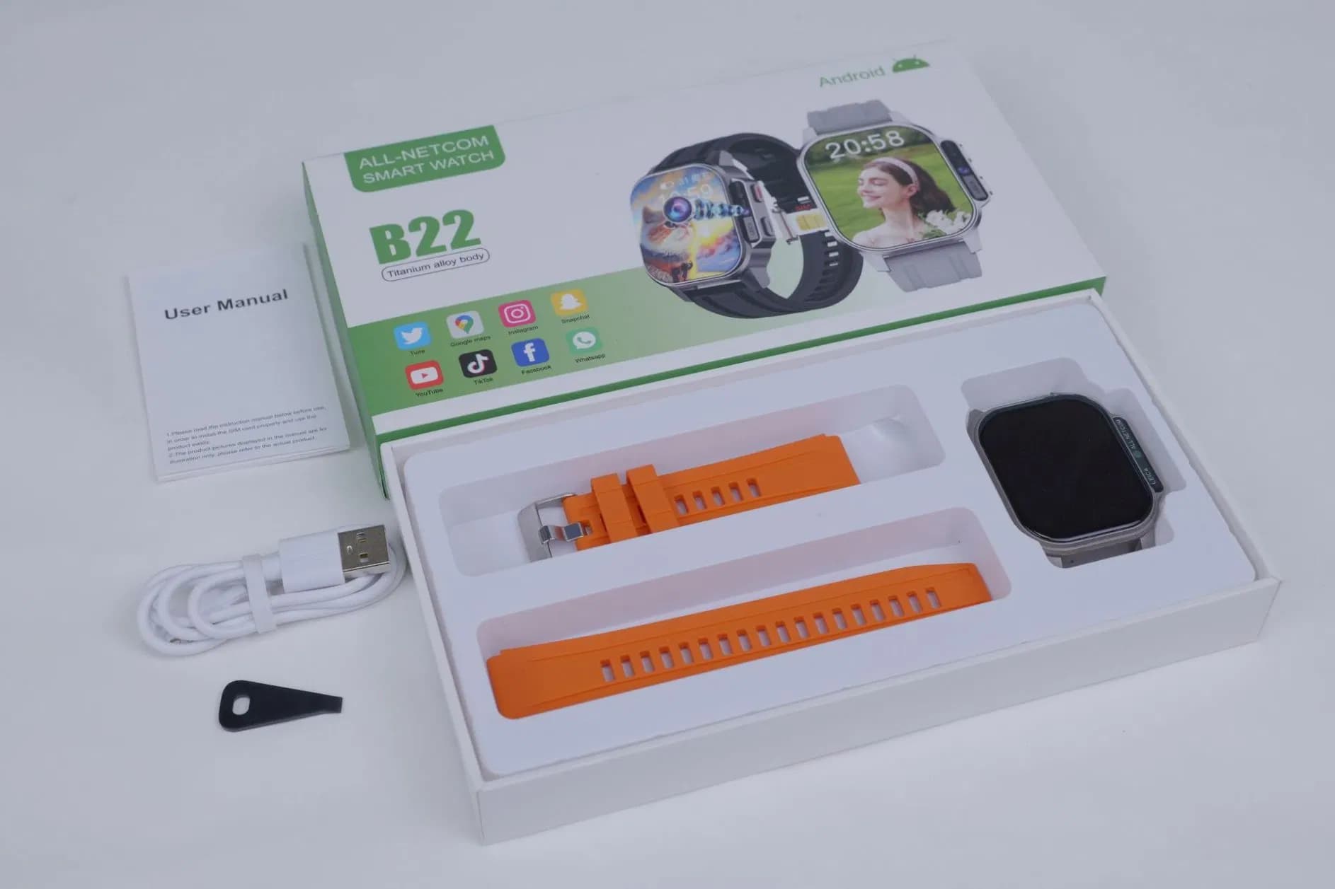B22 Unlocked Watch Whatsapp Video Call