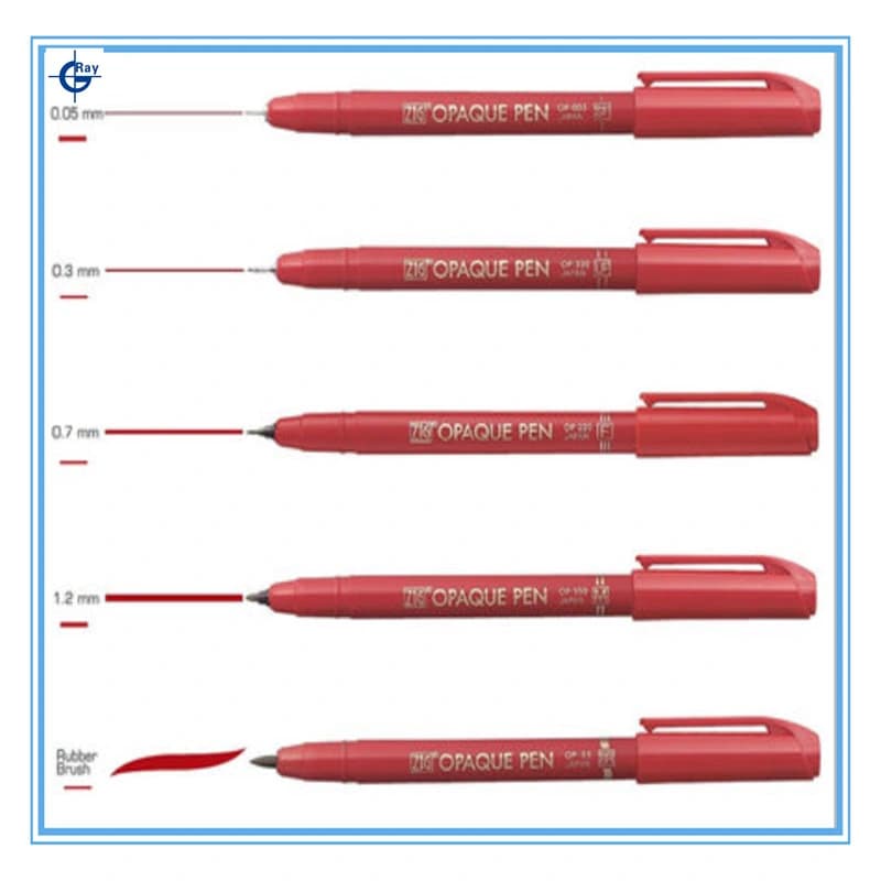 Waterproof Zig Film Opaque Pen for PCB